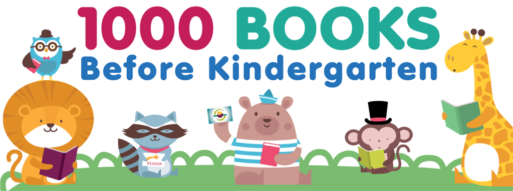 Ready 1000 books before Kindergarten to spark interest in life long reading in toddlers